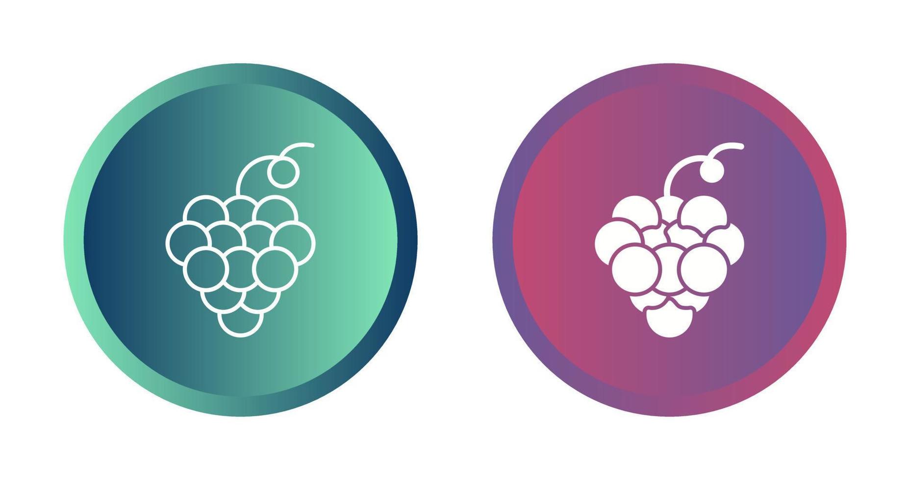 Grapes Vector Icon