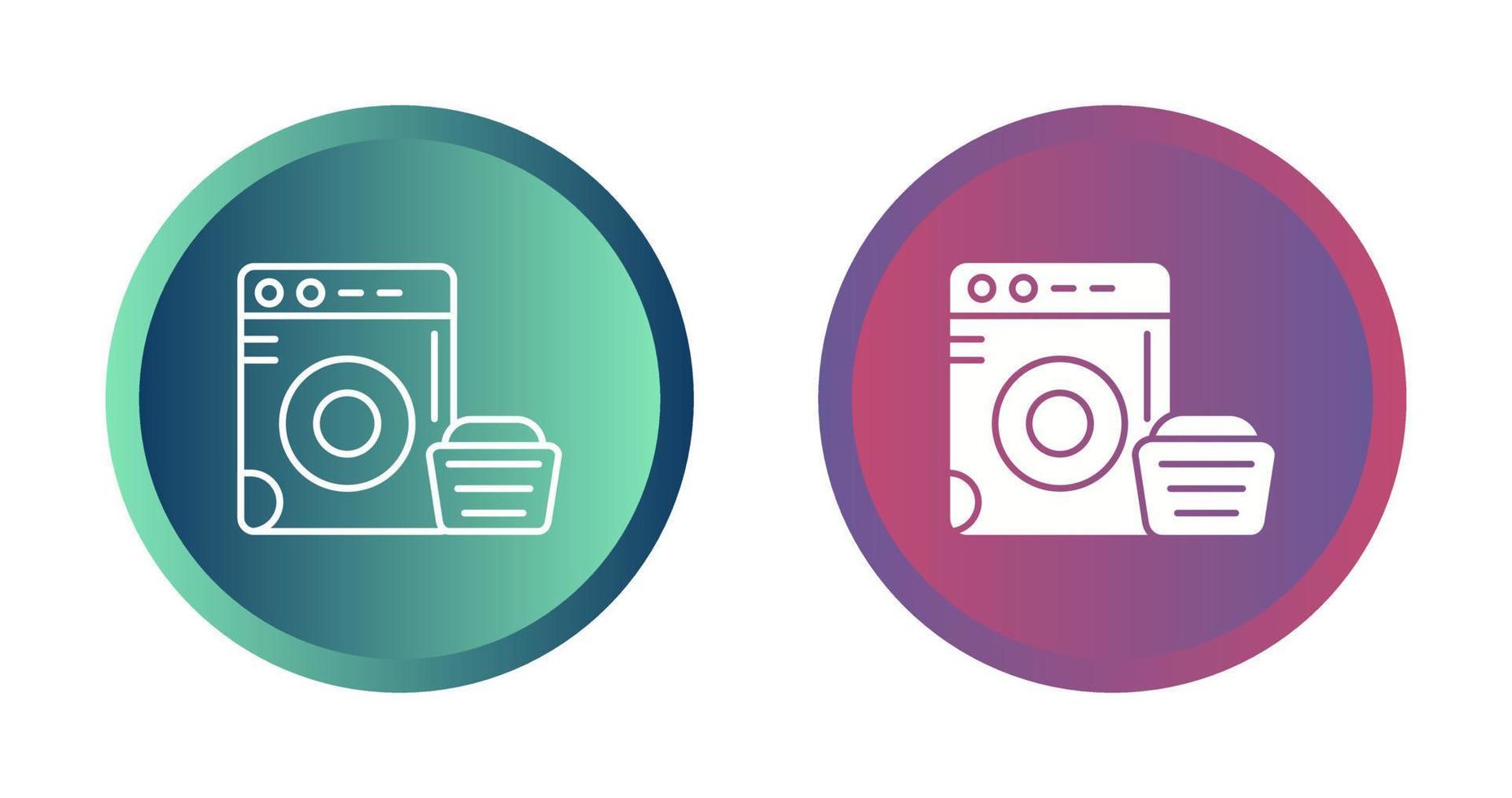 Washing Machine Vector Icon