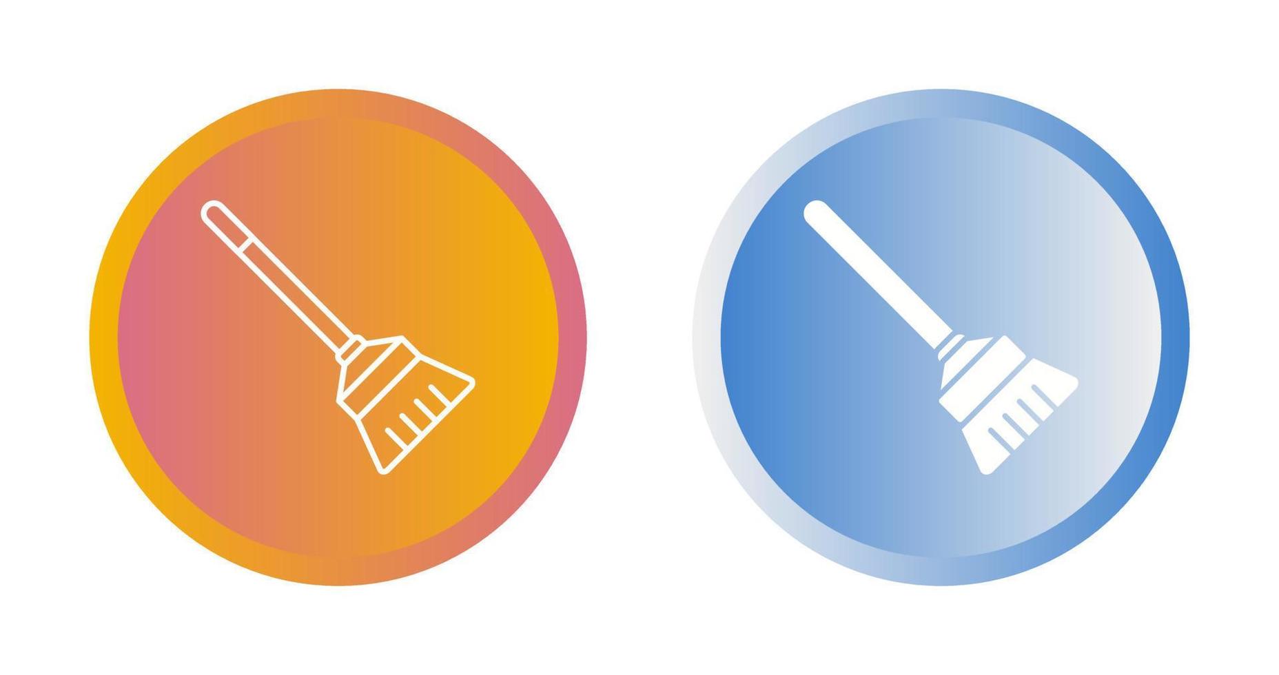 Broom Vector Icon
