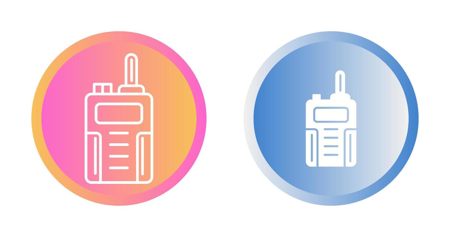 Walkie Talkie Vector Icon