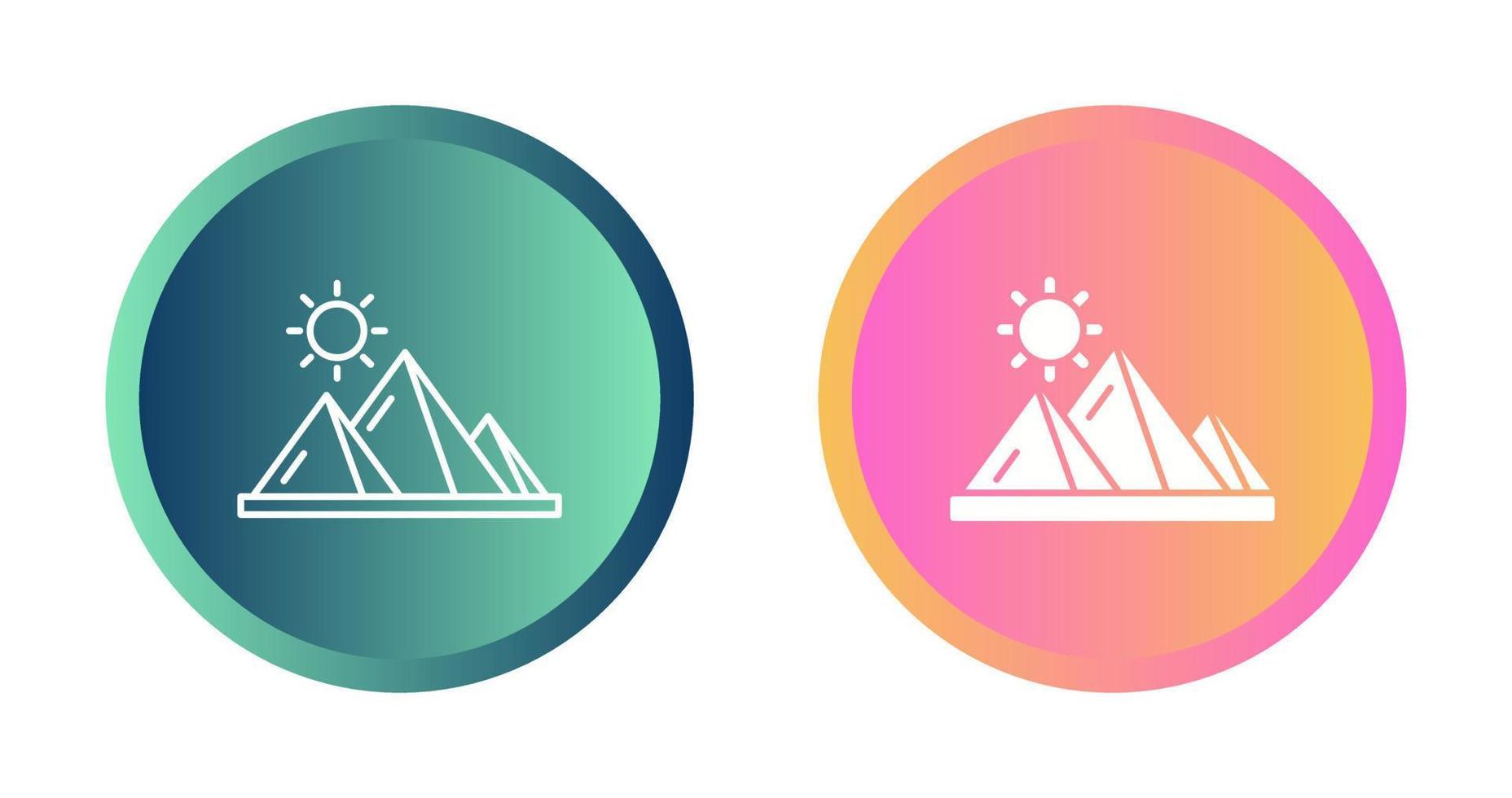 Pyramid Vector Icon