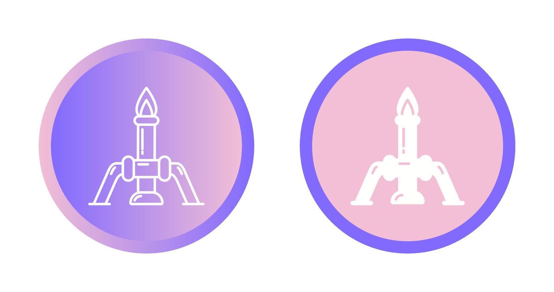 Chemistry Candles Vector Icon
