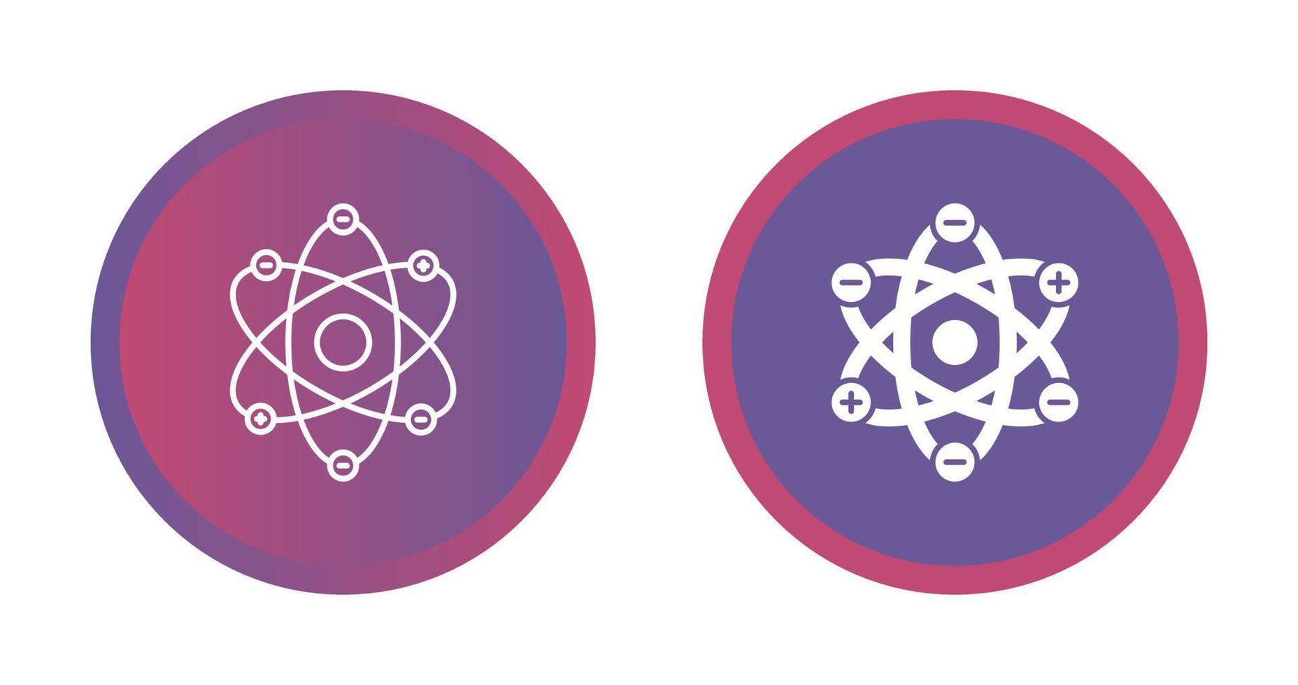 Atom Structure Vector Icon