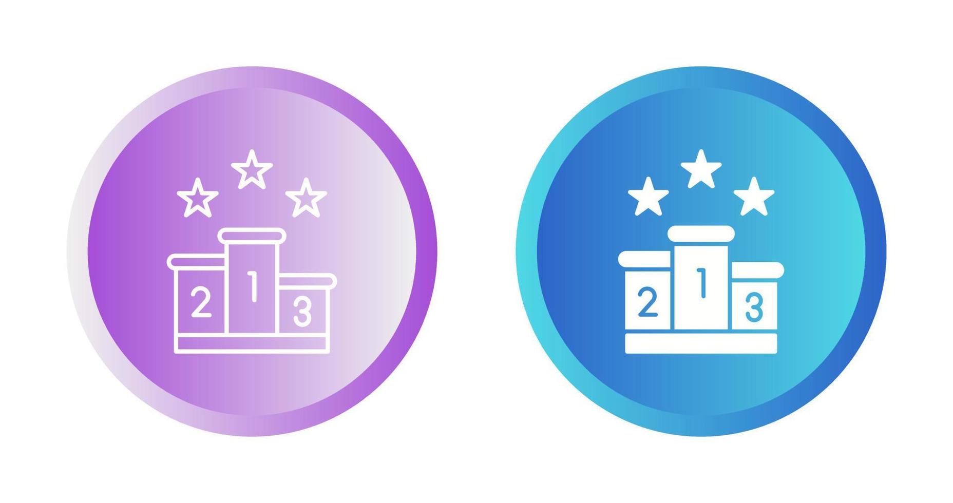 Podium Vector Icon