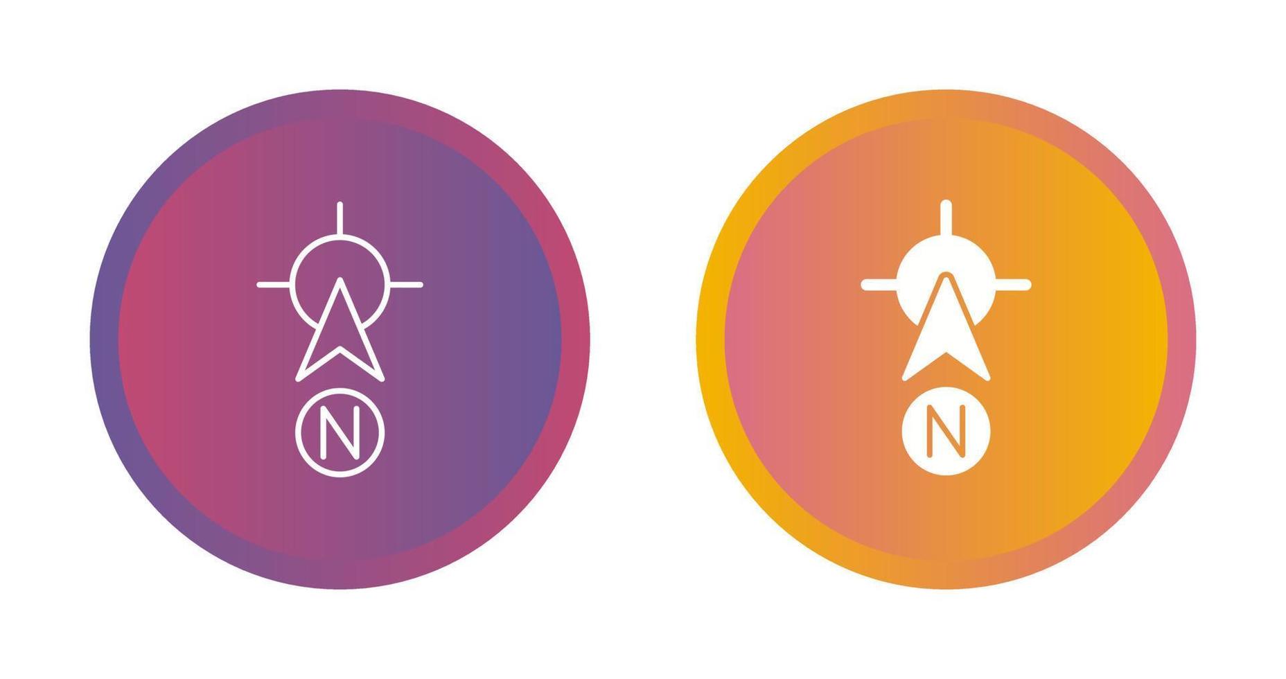 North Vector Icon
