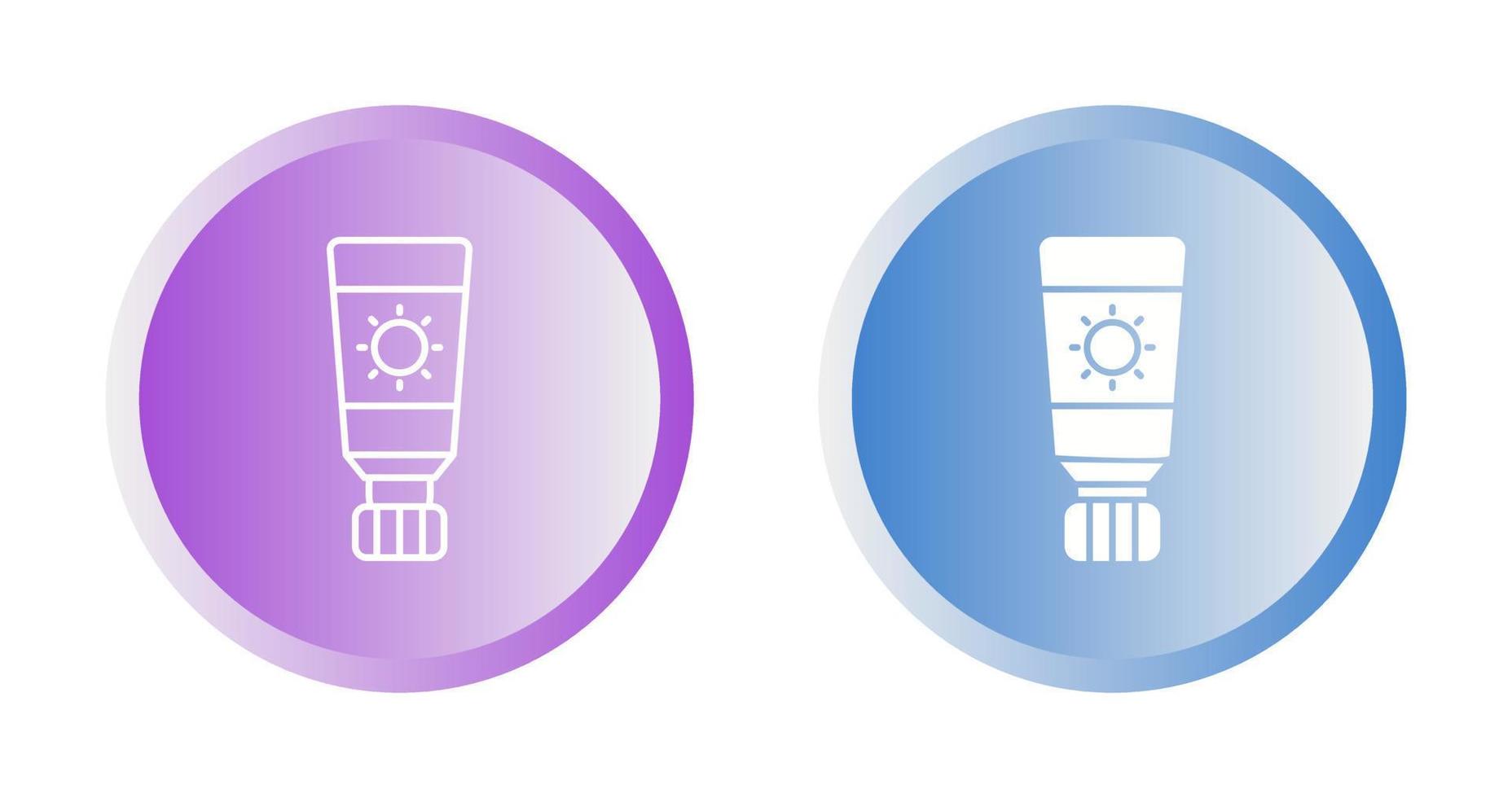 Sunscreen Vector Icon