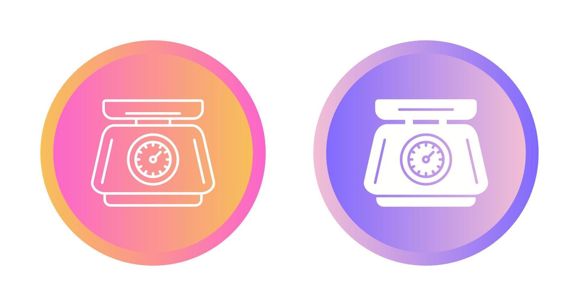 Weight Scale Vector Icon