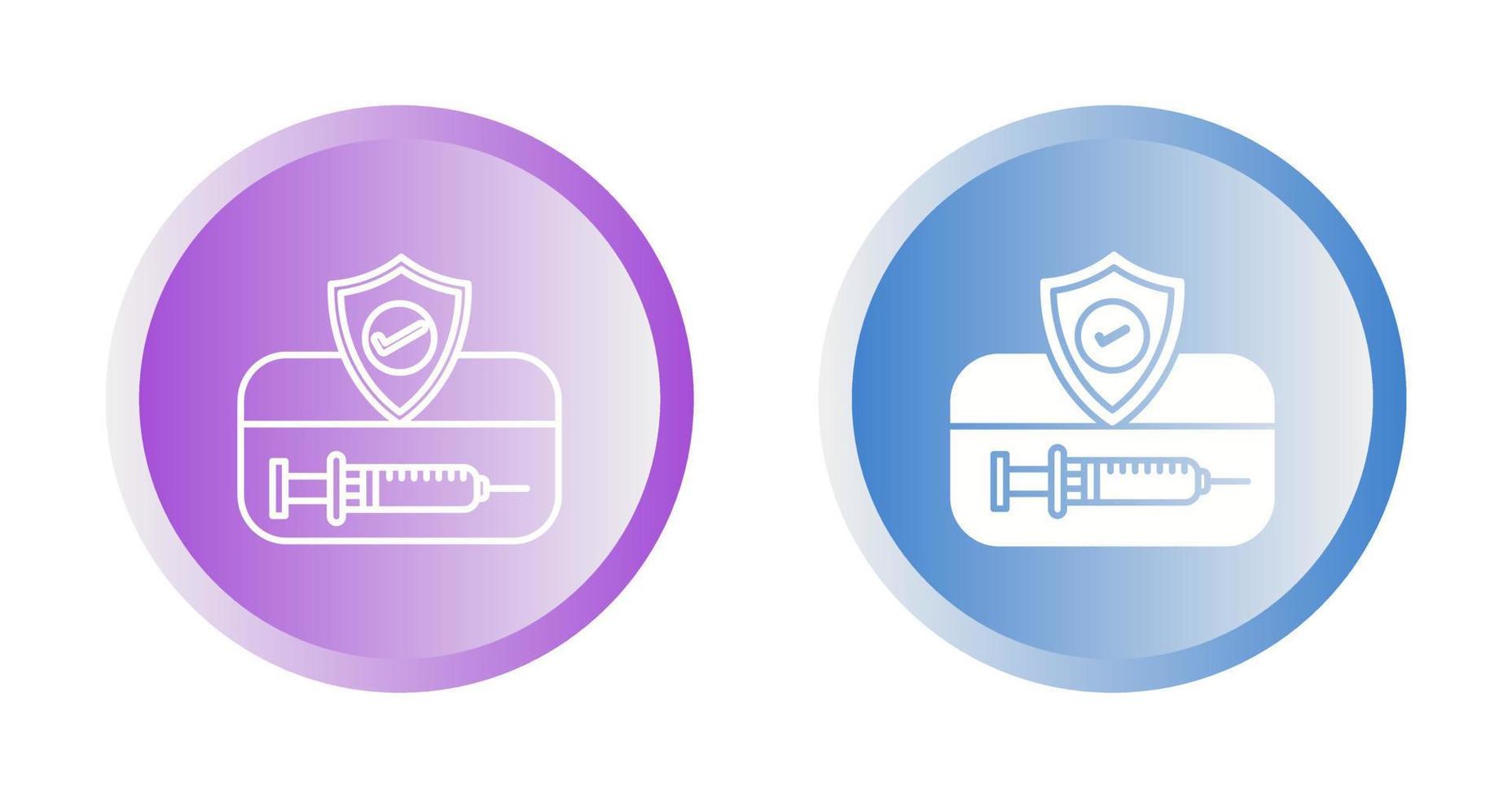 Vaccination Card Vector Icon