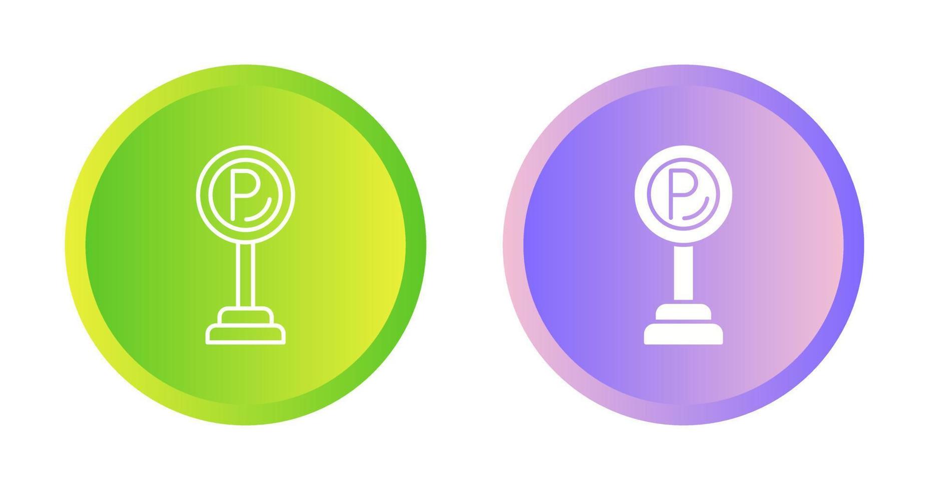 Parking Sign Vector Icon