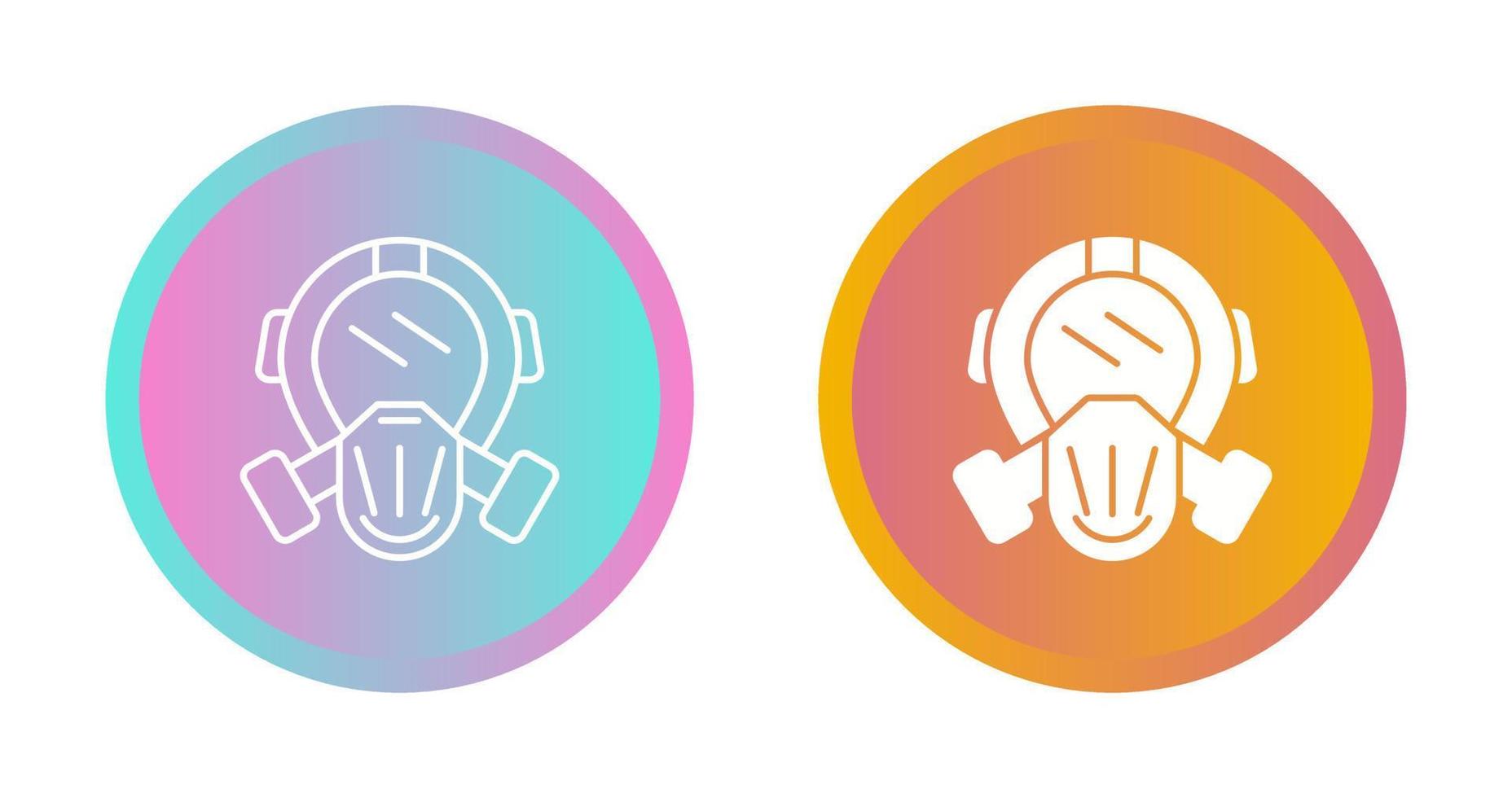 Gas Mask Vector Icon