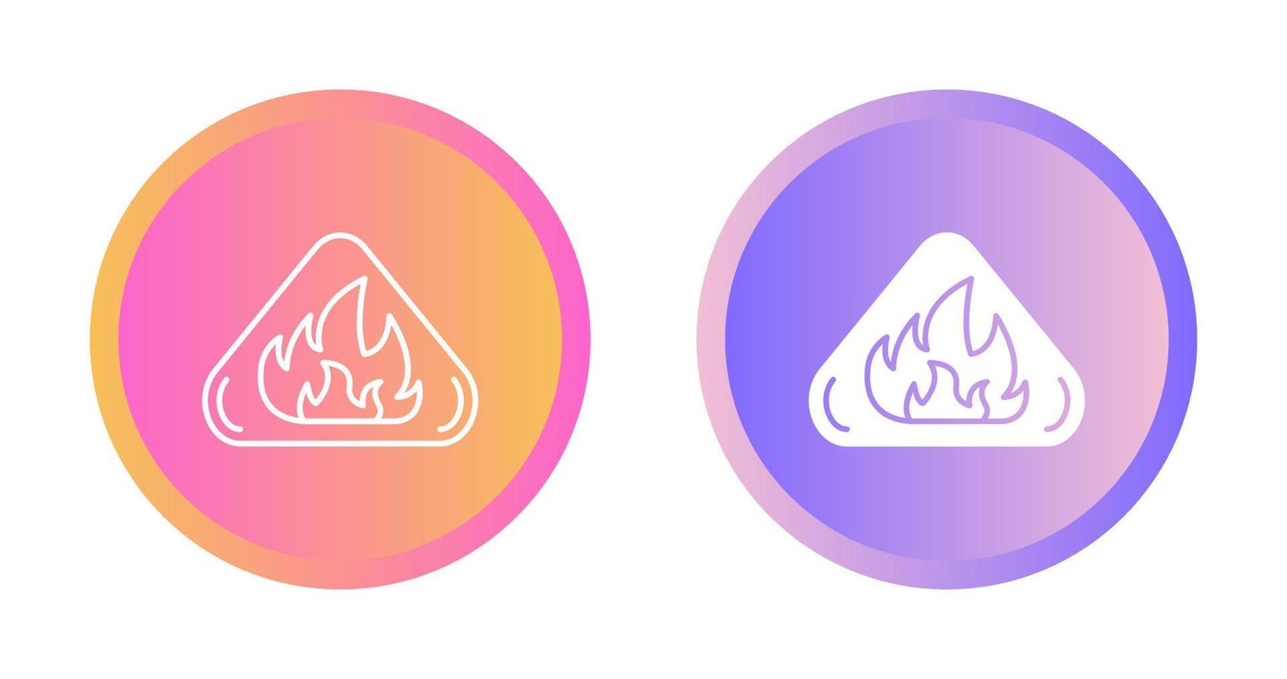 Fire Danger Vector Icon