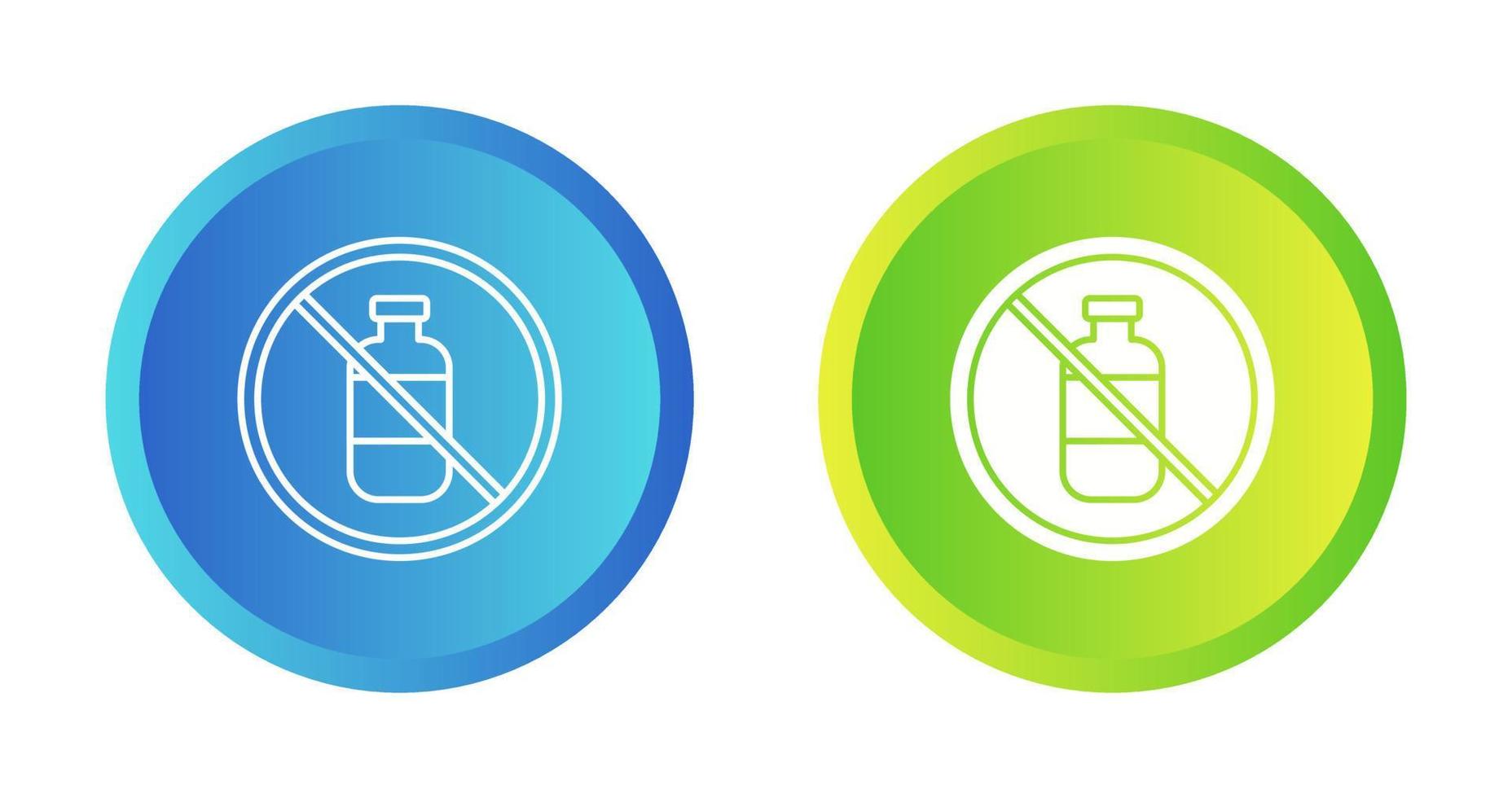No Liquids Vector Icon