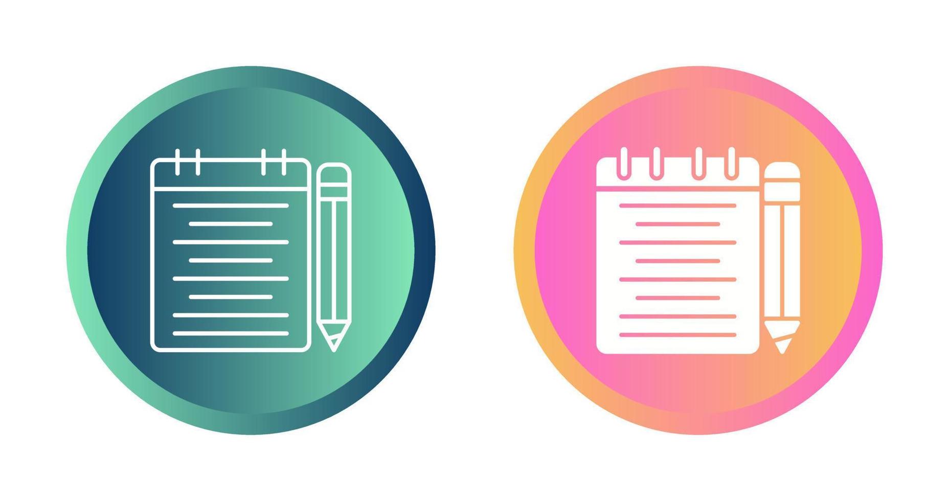 Notepad Vector Icon