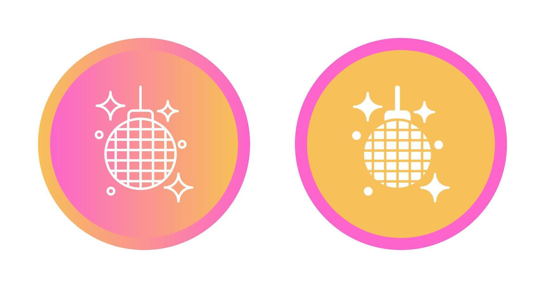 icono de vector de bola de discoteca