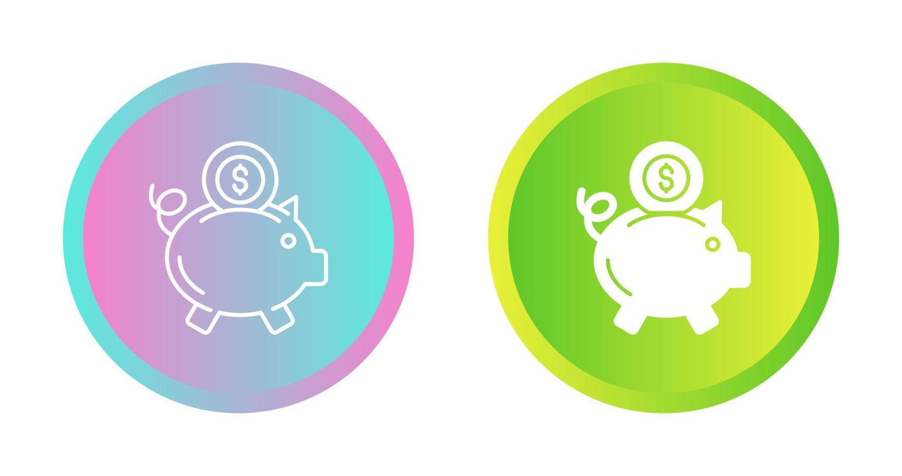 Piggy Bank Vector Icon