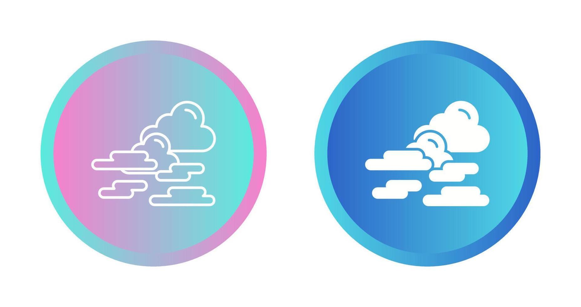 icono de vector de niebla