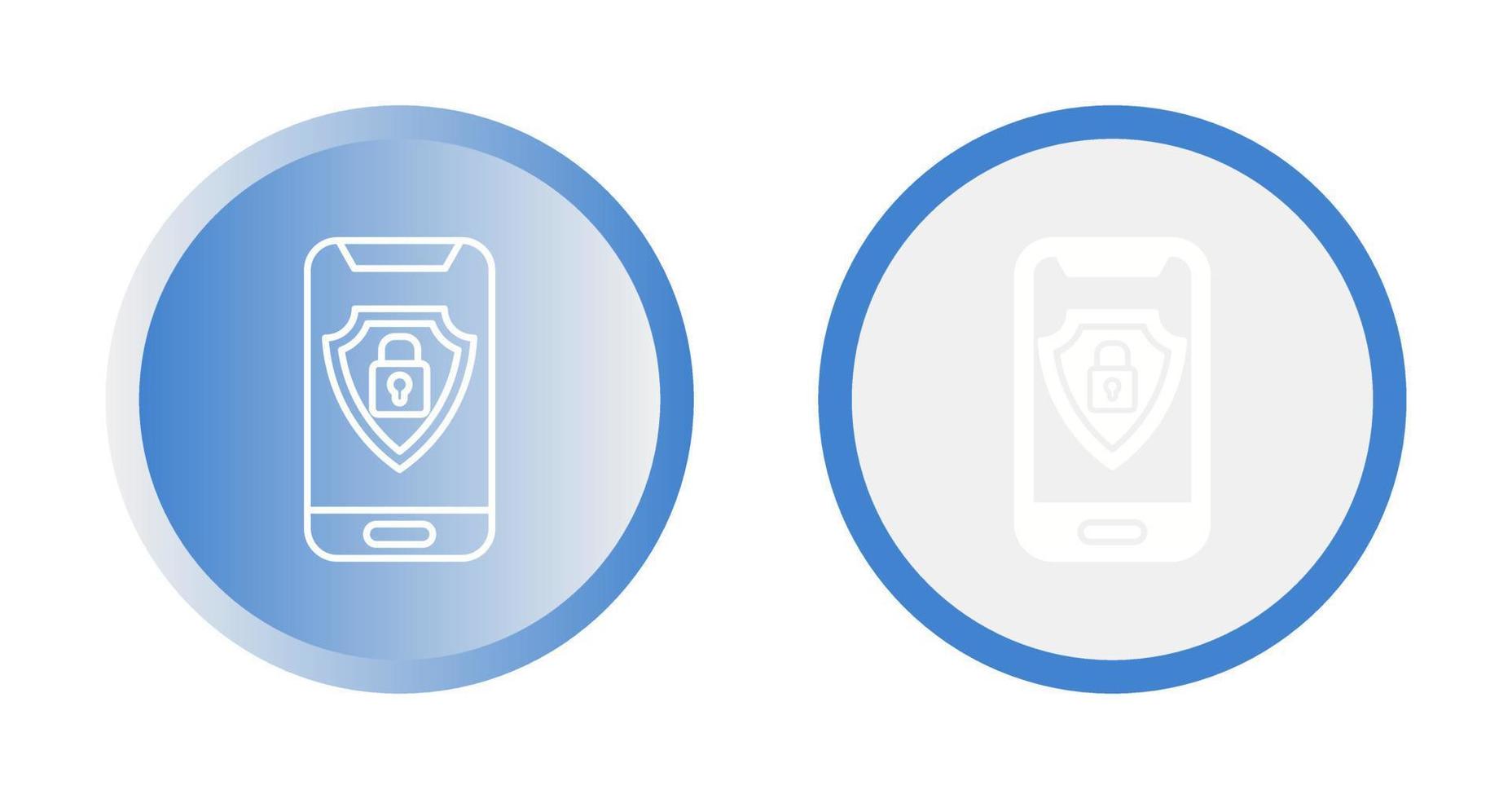 Mobile Security Vector Icon