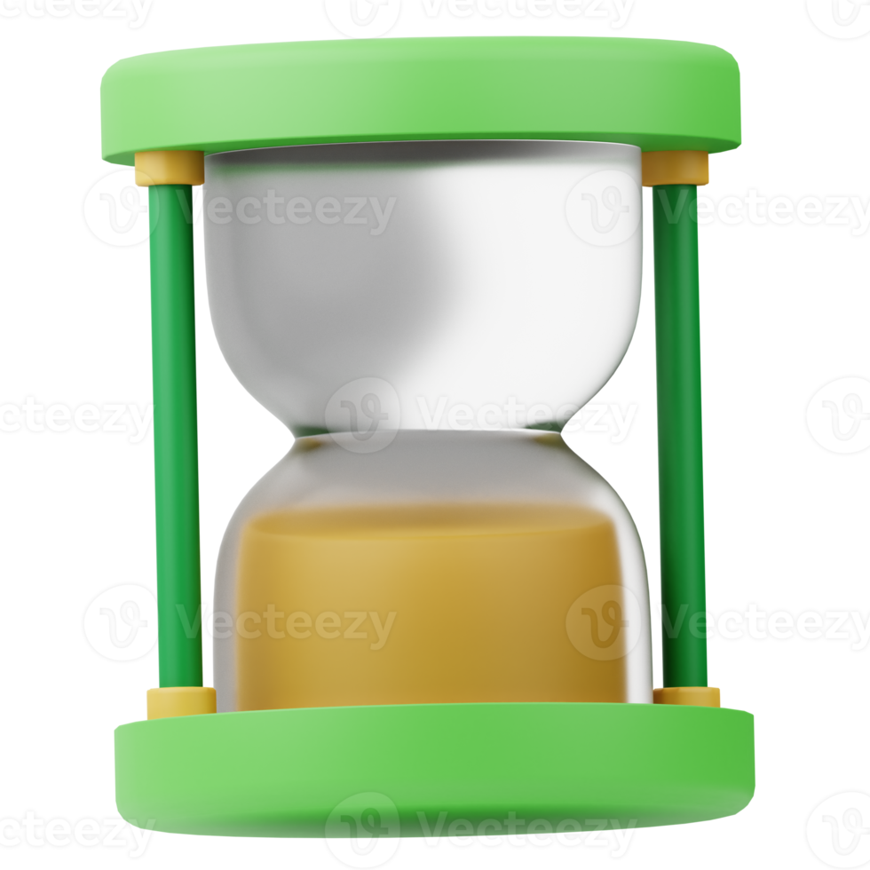Icon Hourglass 3D Illustration png