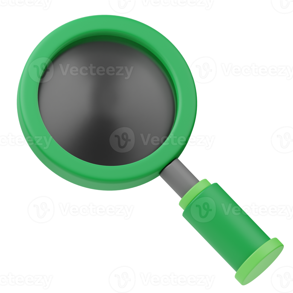 Icon Magnify 3D Illustration png