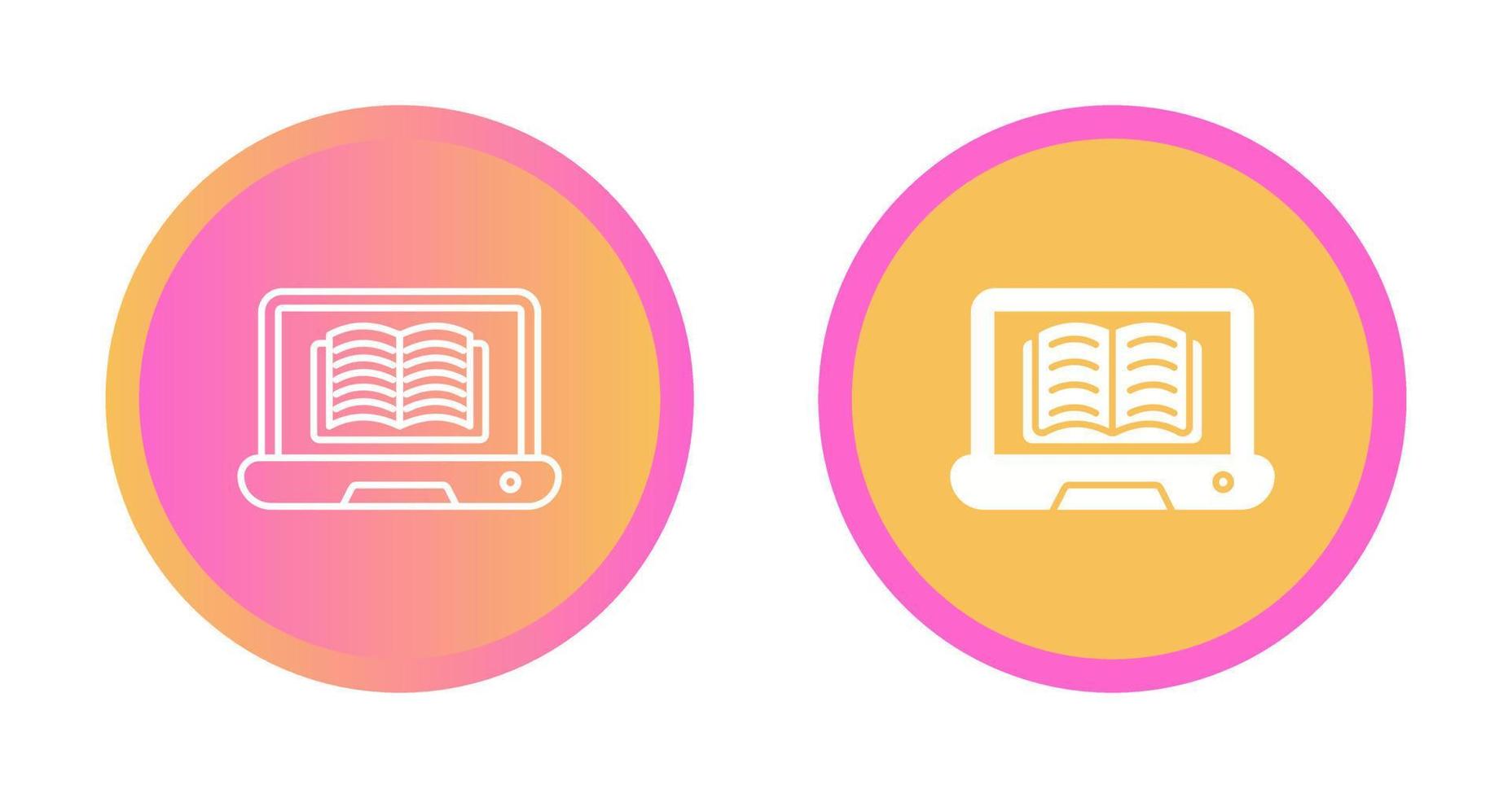 Online Learning Vector Icon