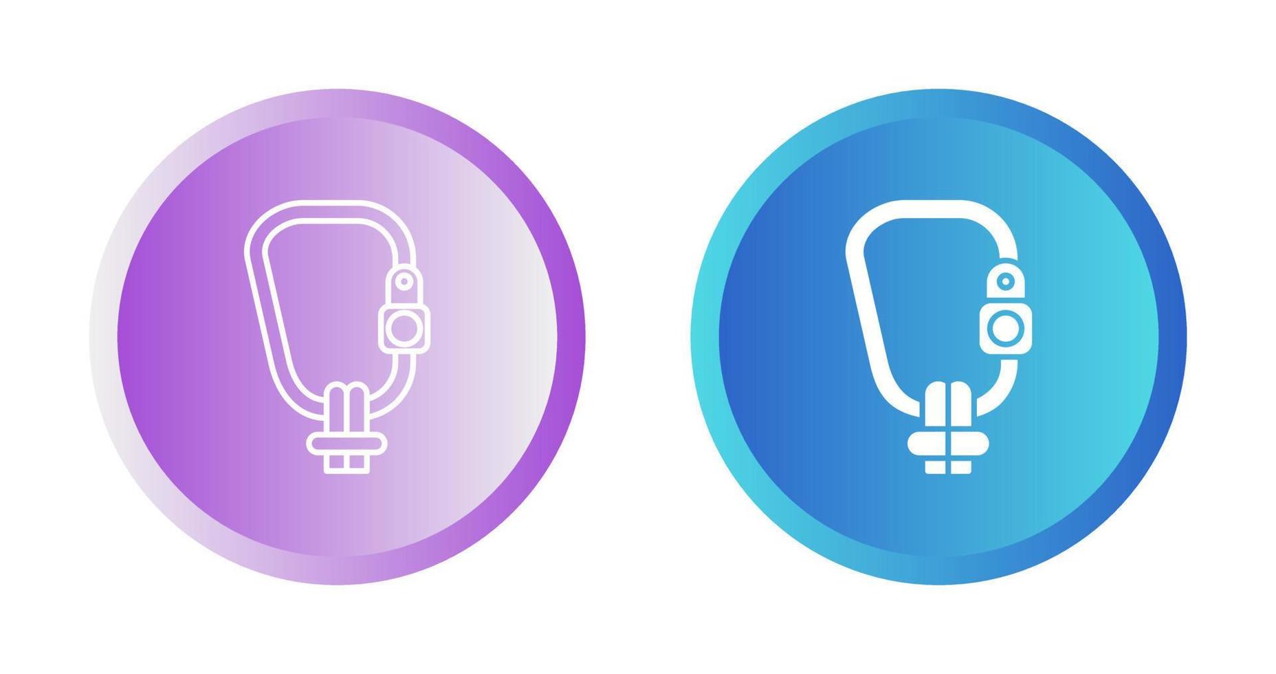 Carabiner Vector Icon