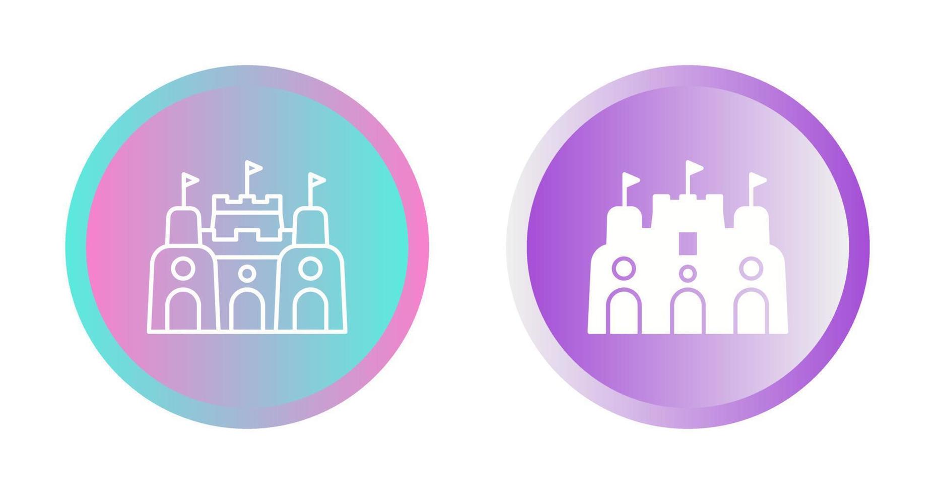 Sand Castle Vector Icon