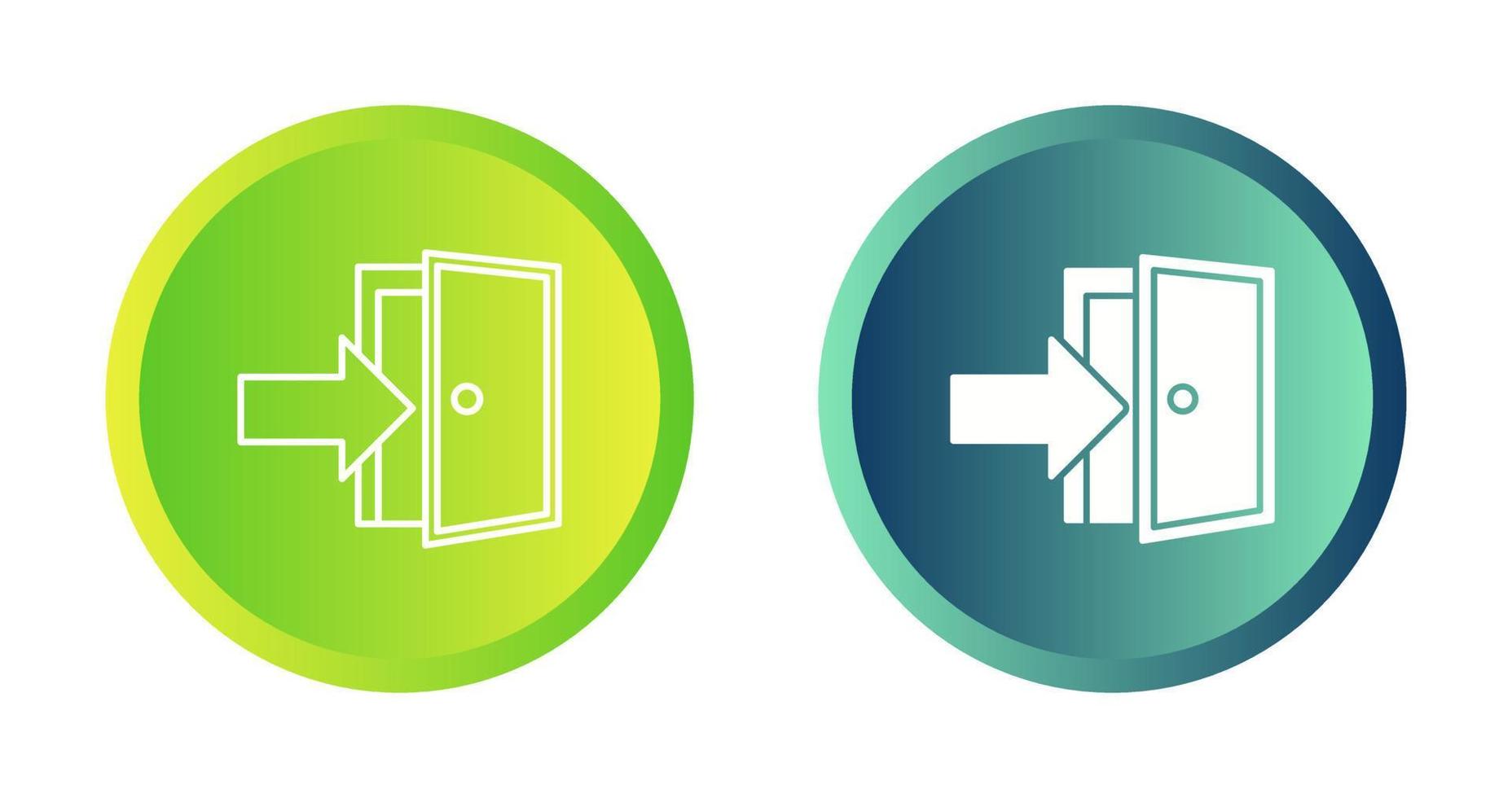 Exit Door Vector Icon