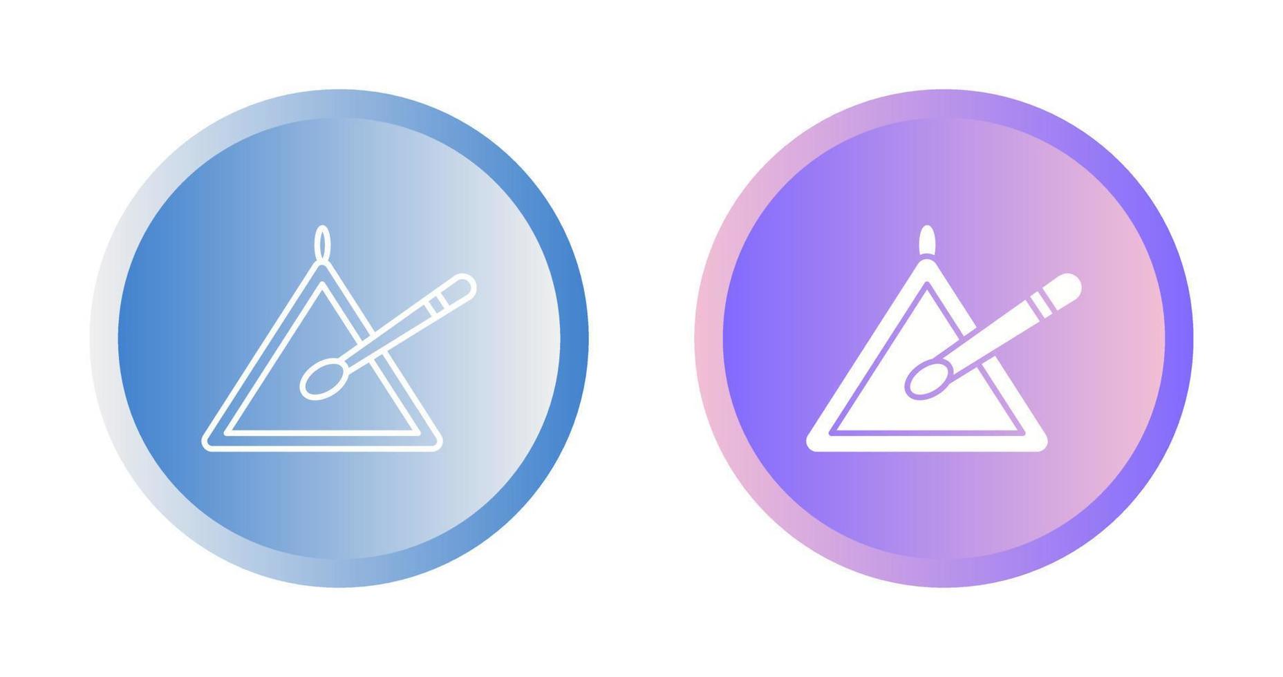 icono de vector de triángulo
