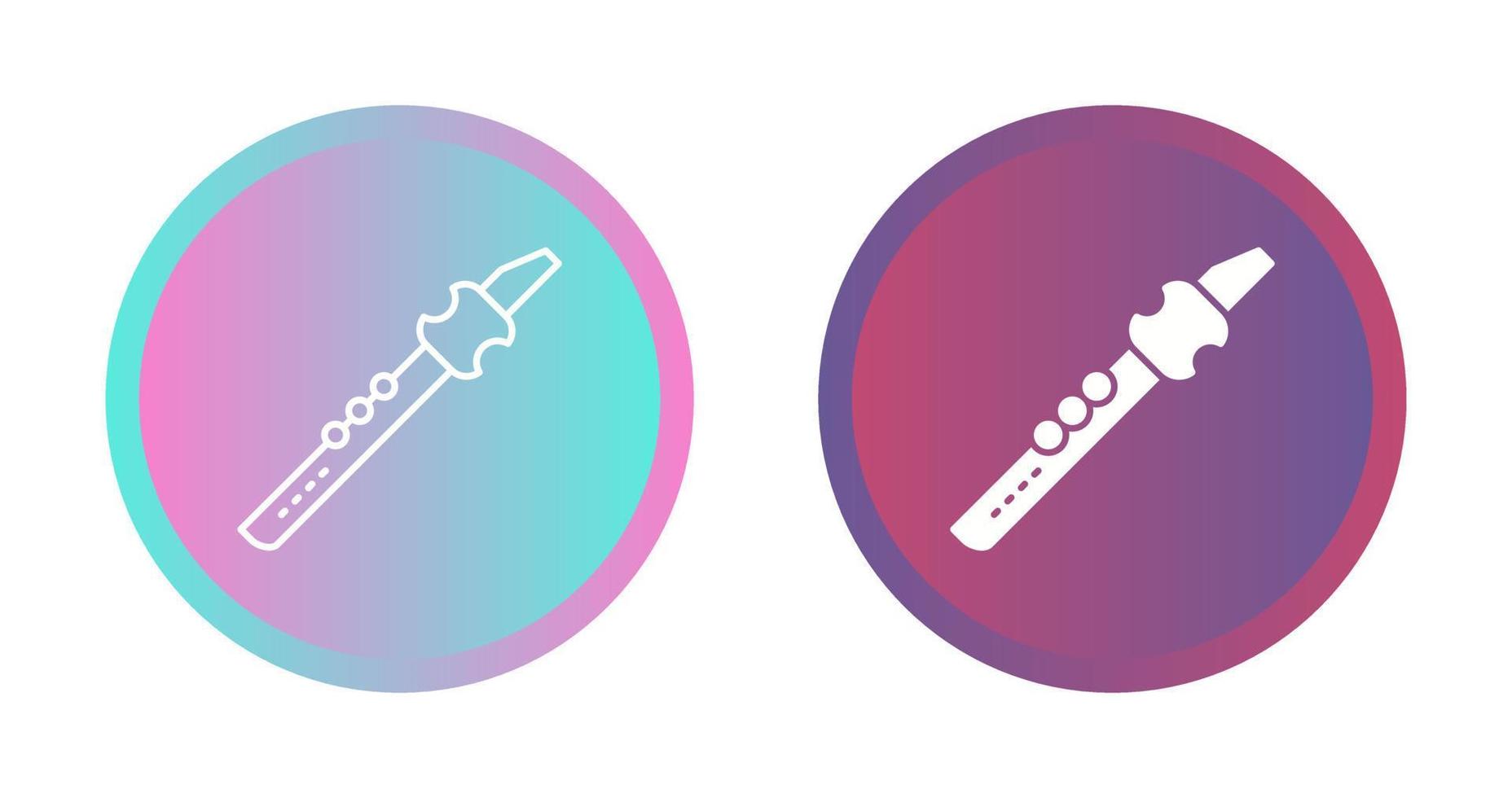 Flute Vector Icon