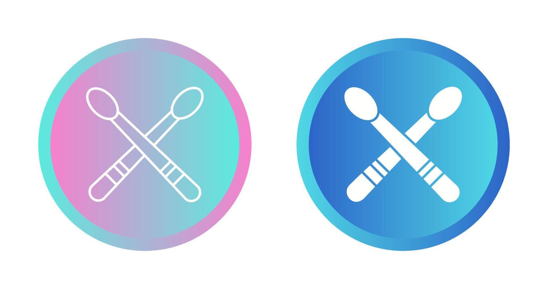 Drumsticks Vector Icon