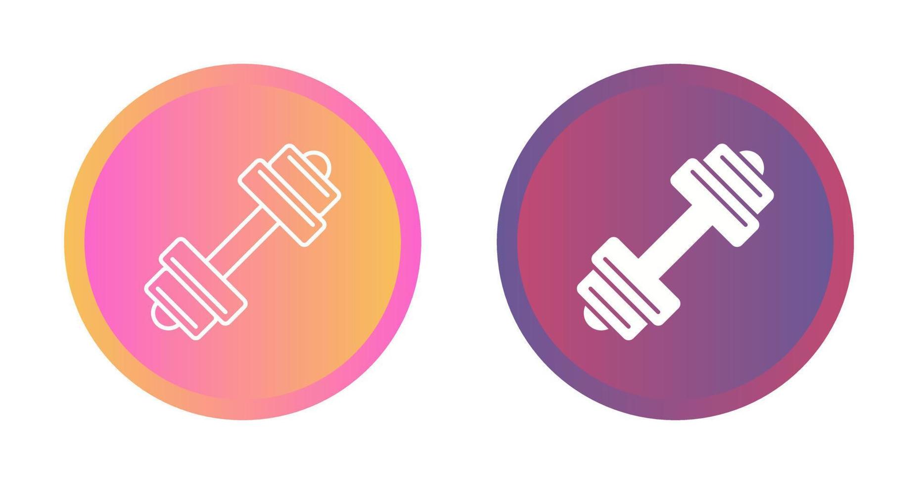 Dumbbell Vector Icon