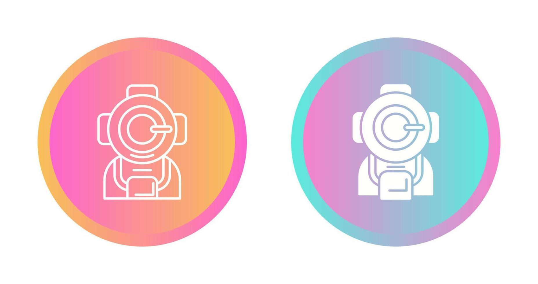 Diving Helmet Vector Icon