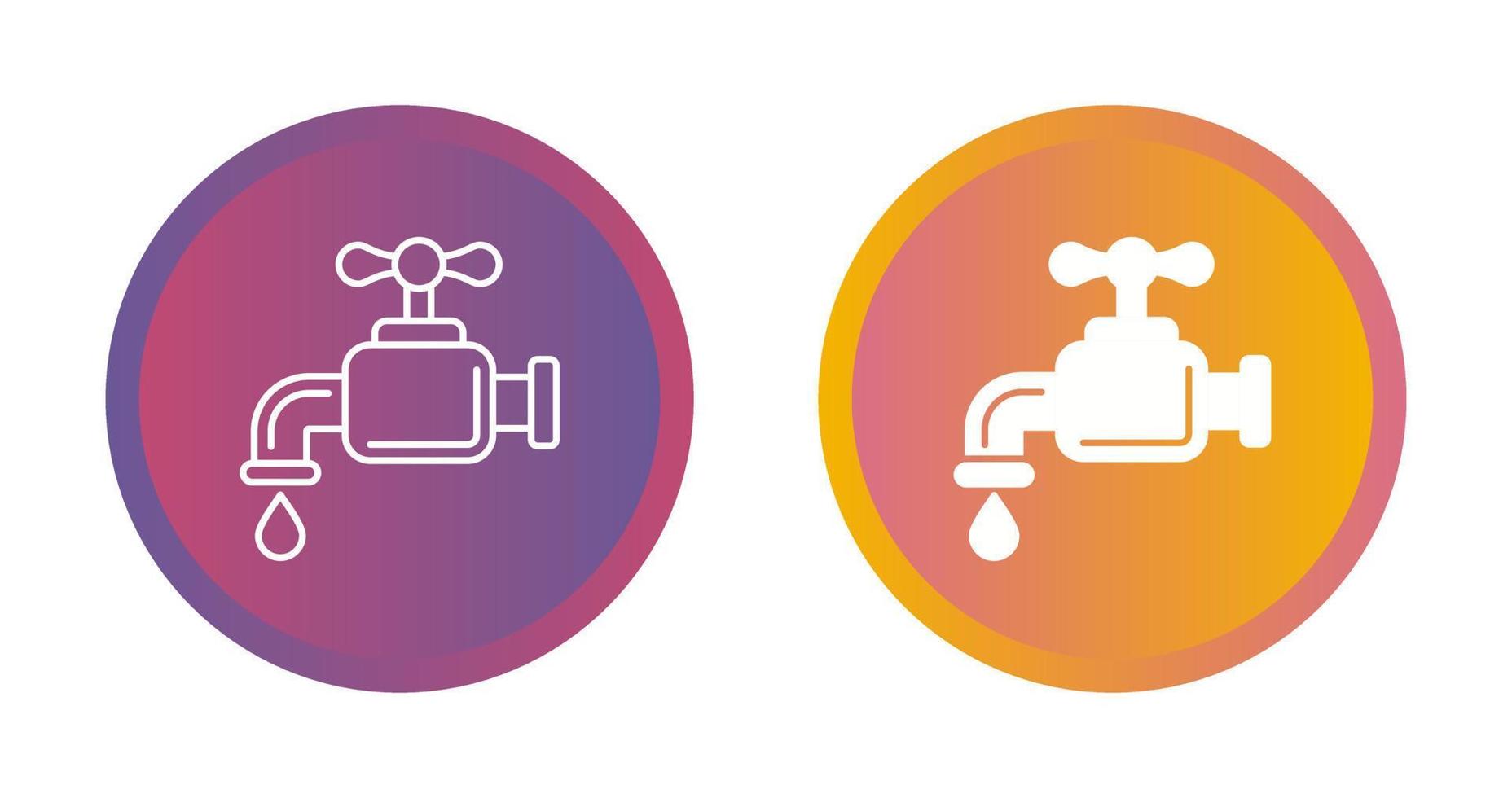 Water Faucet Vector Icon