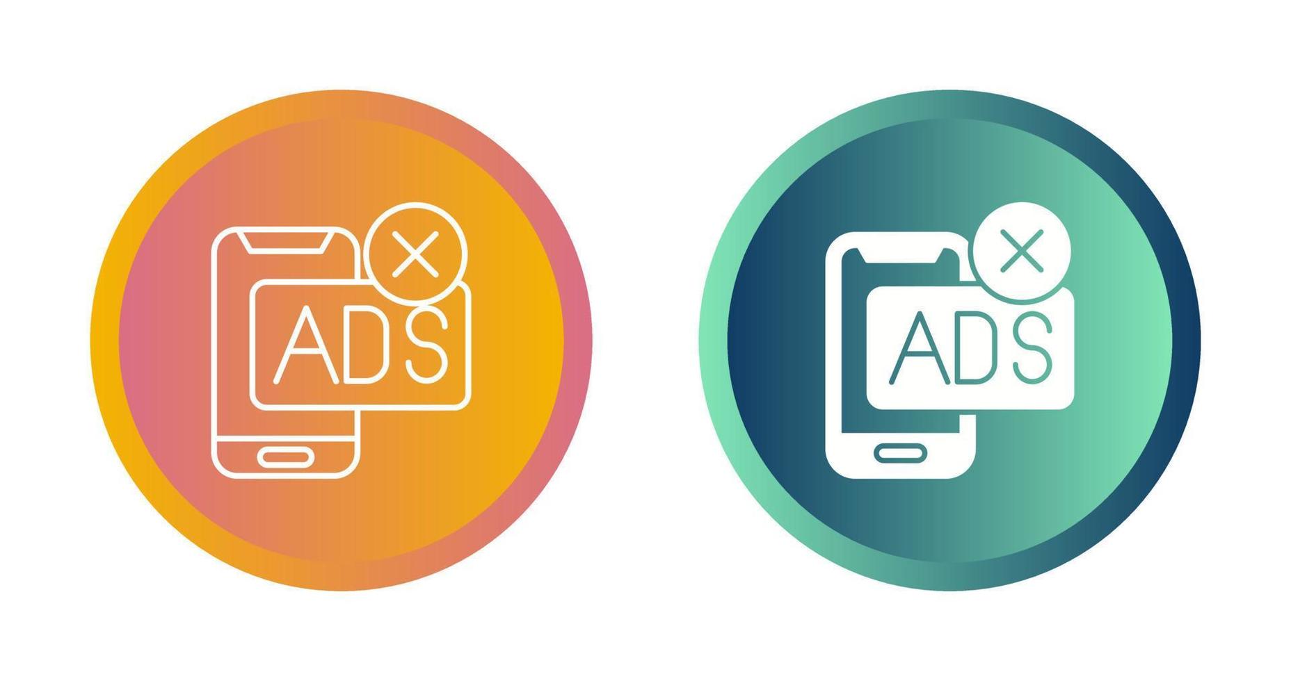 AD Block Vector Icon