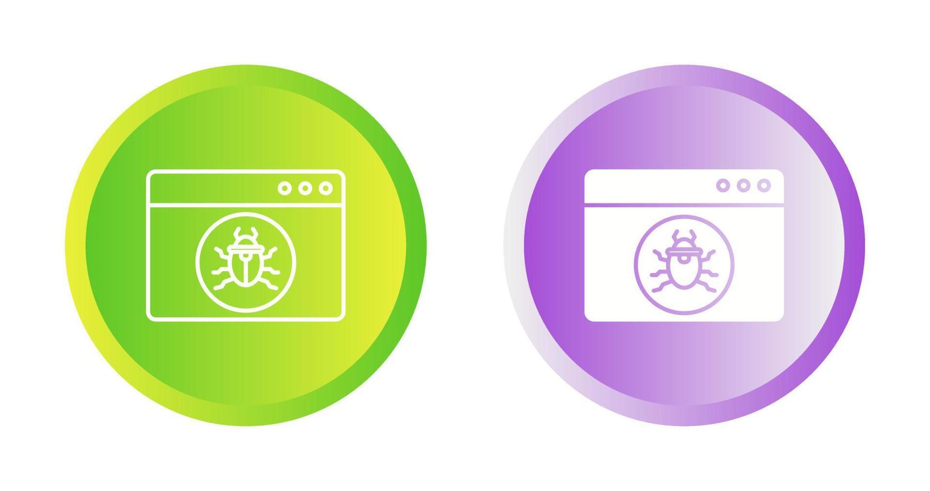 Website Attack Vector Icon
