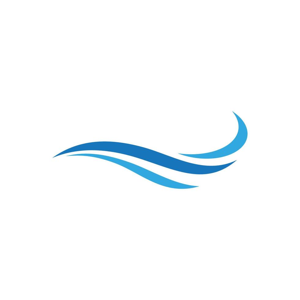 Water wave icon vector