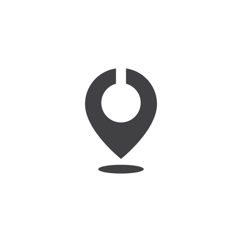 Location point Logo template vector