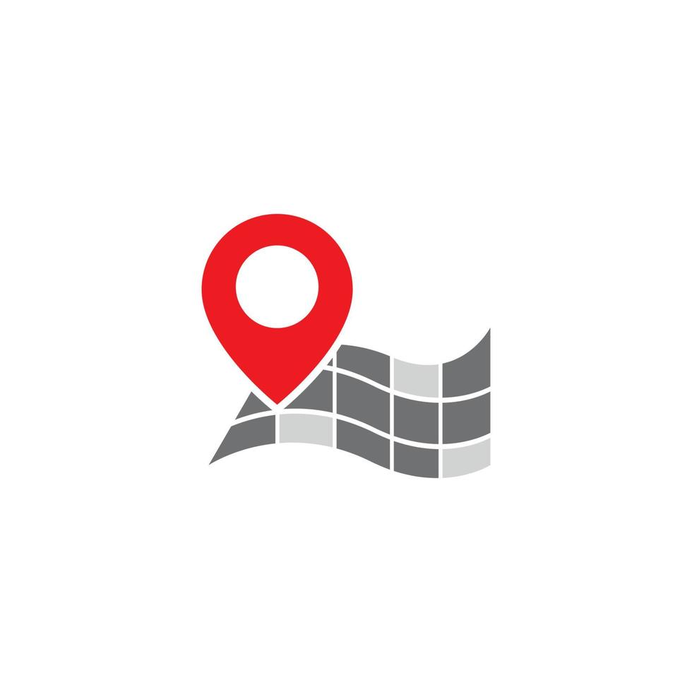 plantilla de logotipo de punto de ubicación vector