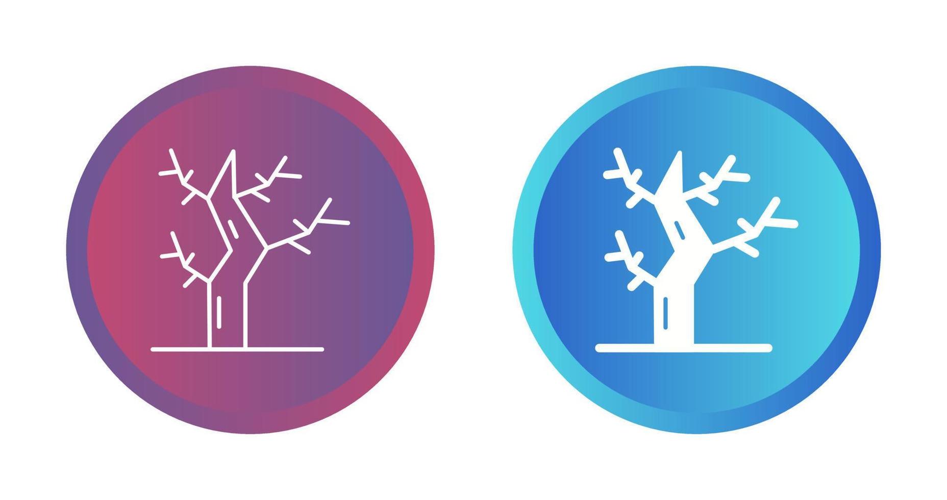Dry Tree Vector Icon