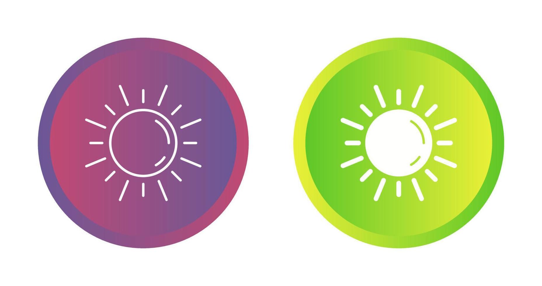Sun Vector Icon