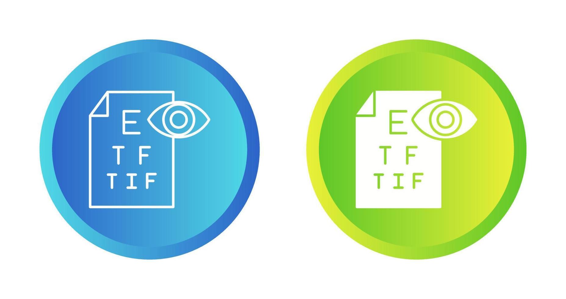 icono de vector de prueba de ojo