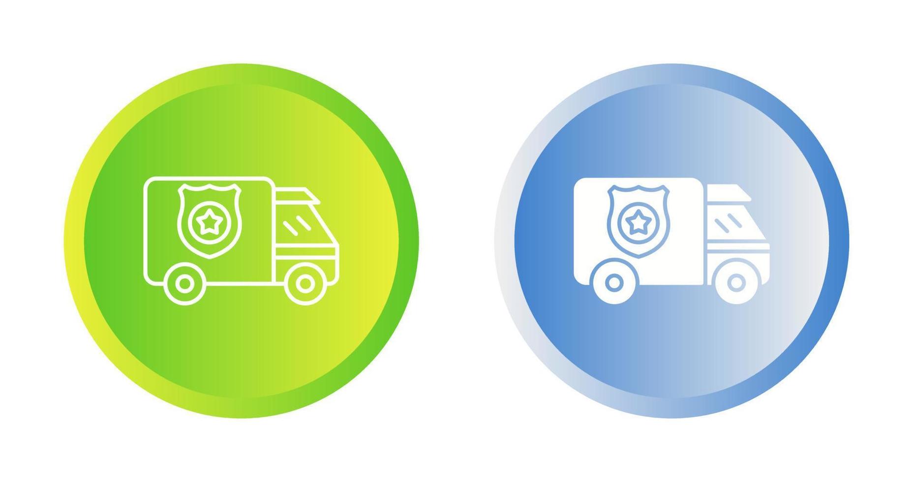 Police Van Vector Icon