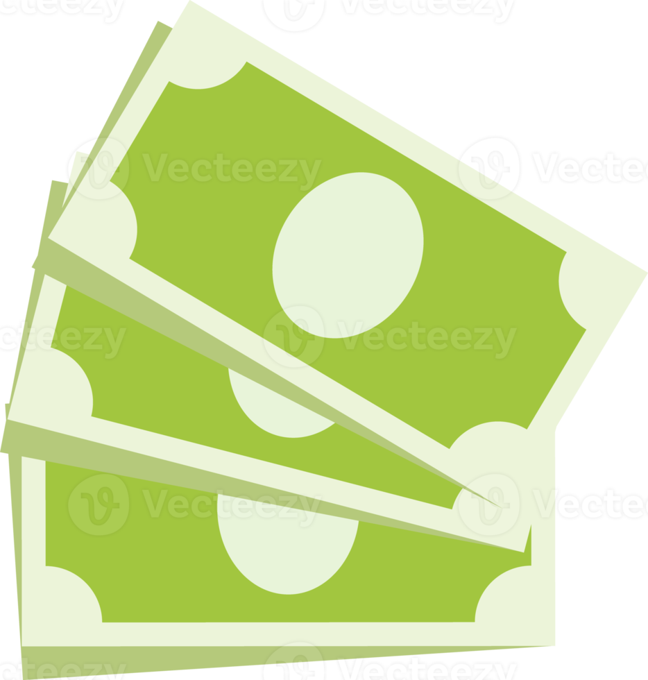 dollar pengar sedel platt illustration png