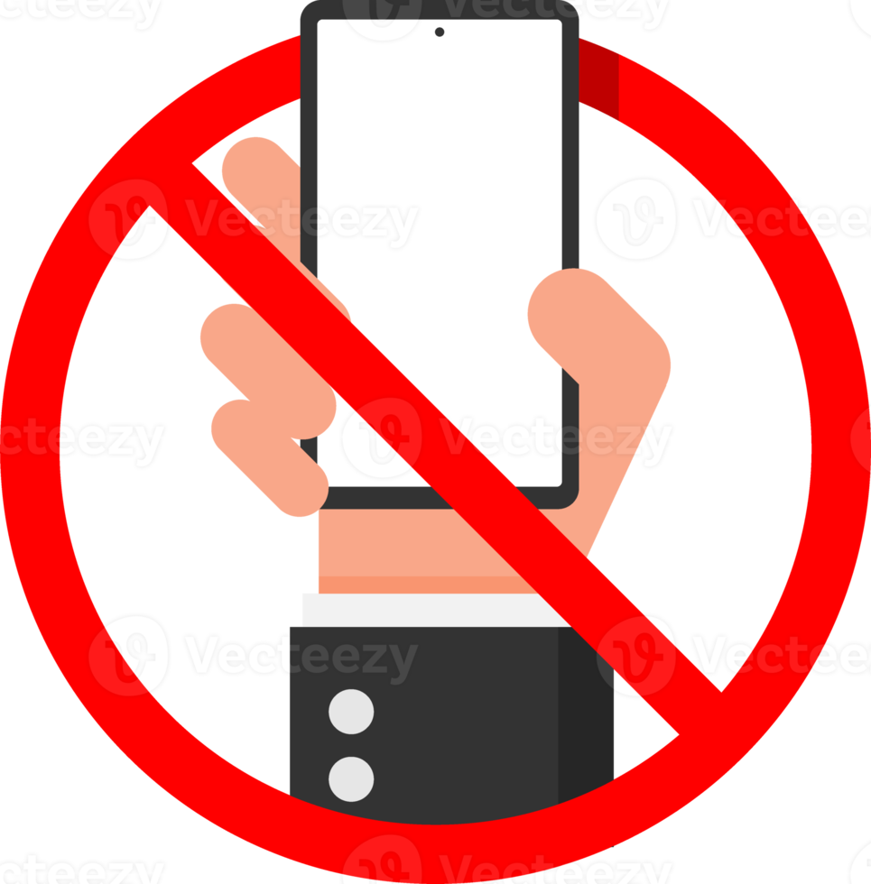 Do Not Use Mobile Phone Sign png