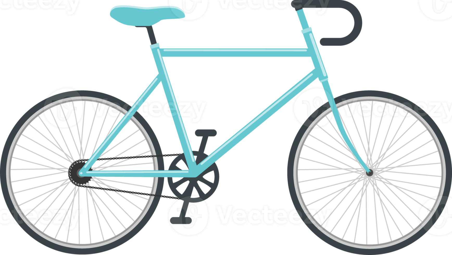 rétro vélo isolé illustration png