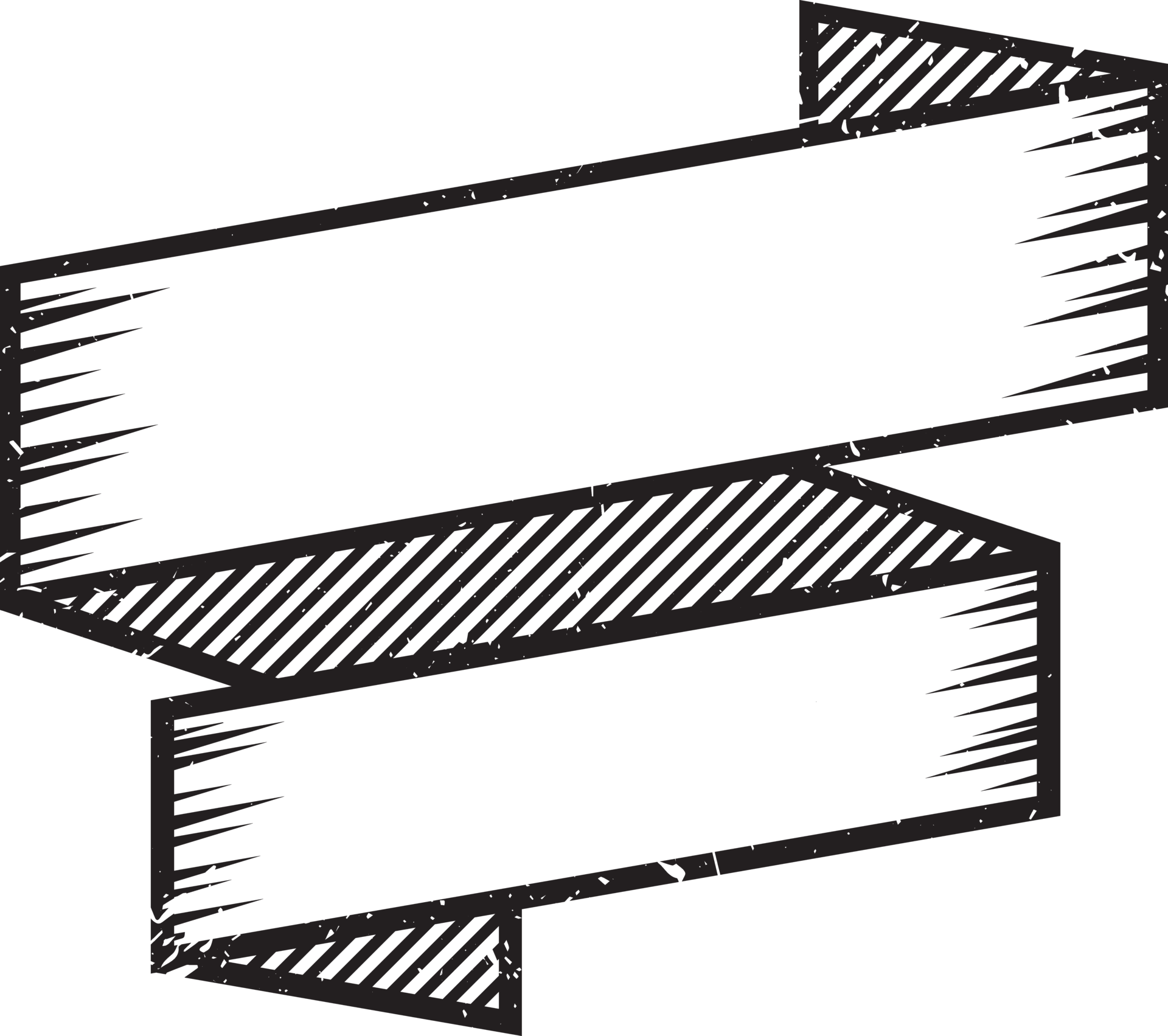 Ribbon Label Line Isolated 22443435 PNG