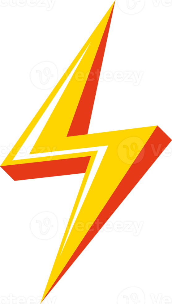 Thunder Bolt Flash Lighting Icon png