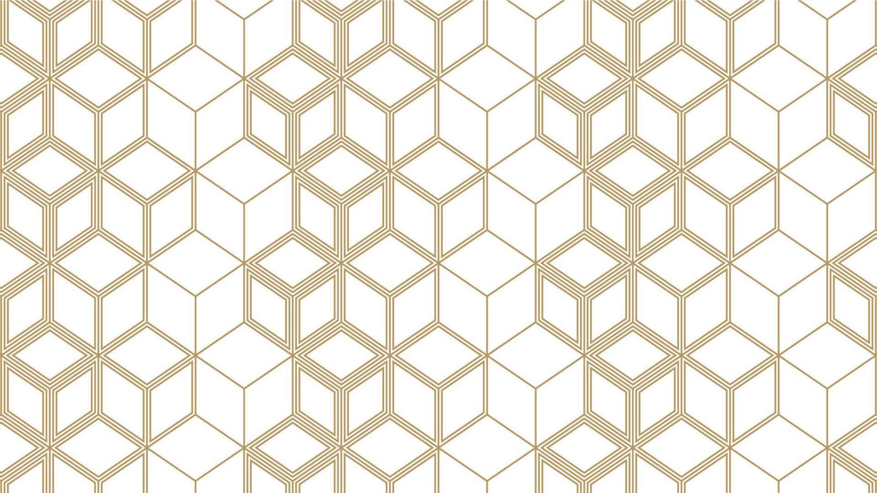 white background hexagon seamless pattern vector