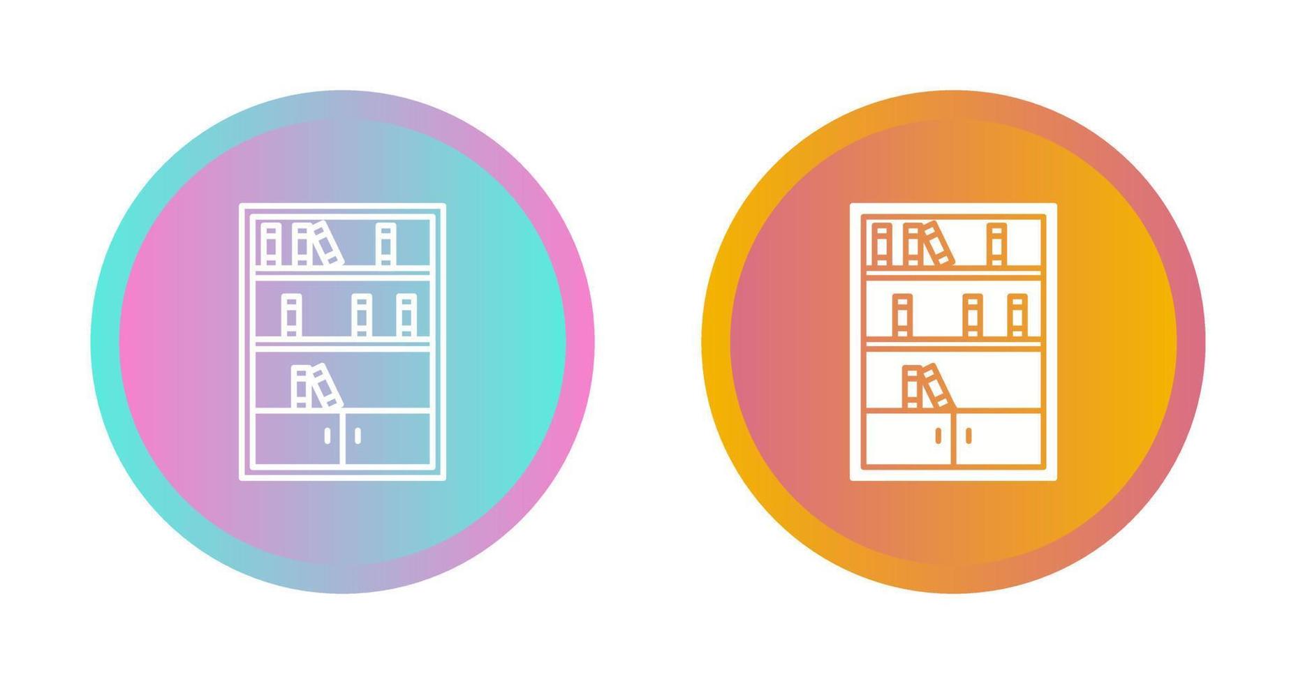 Books Shelf Vector Icon