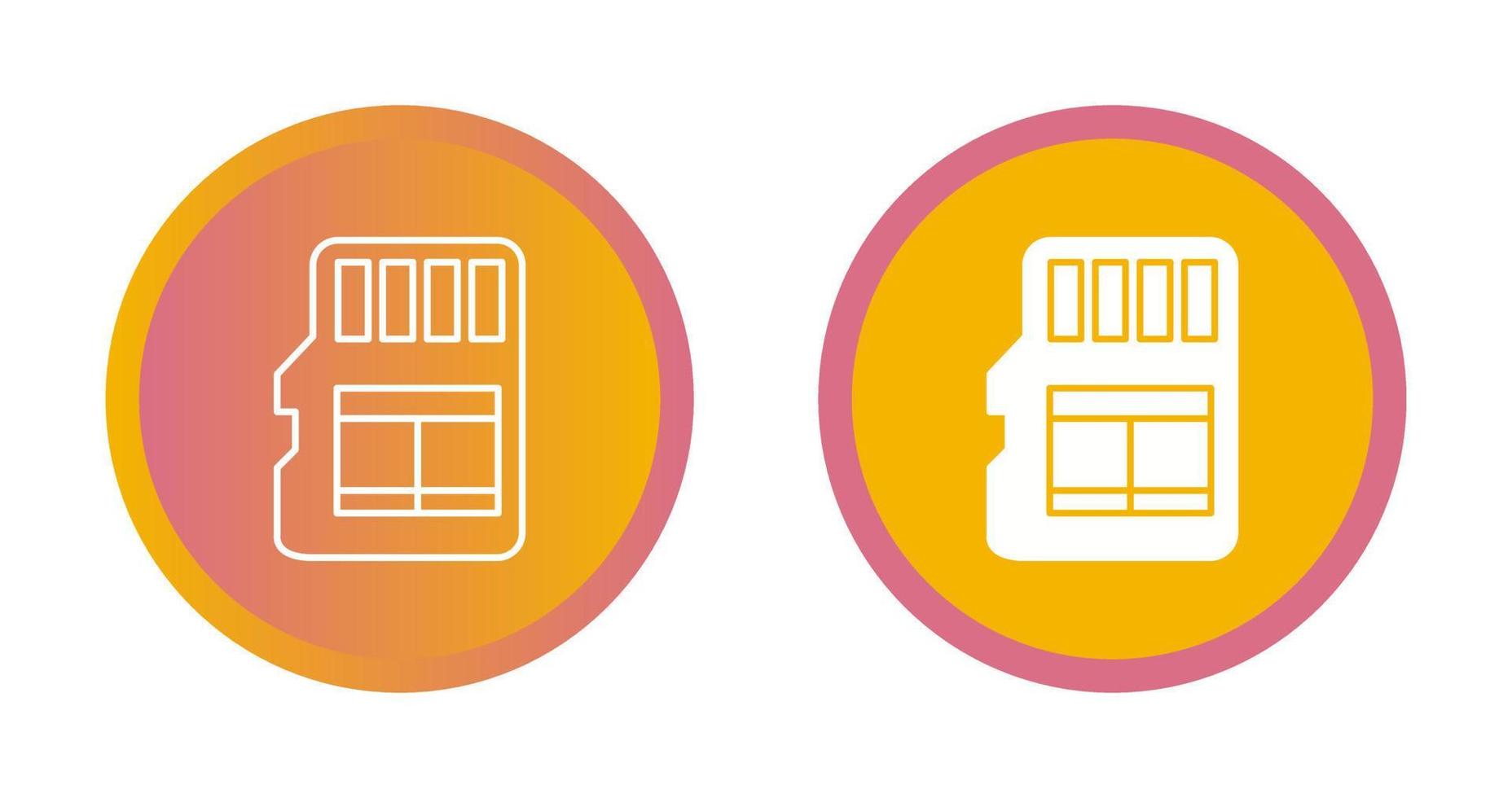Memory Card Vector Icon